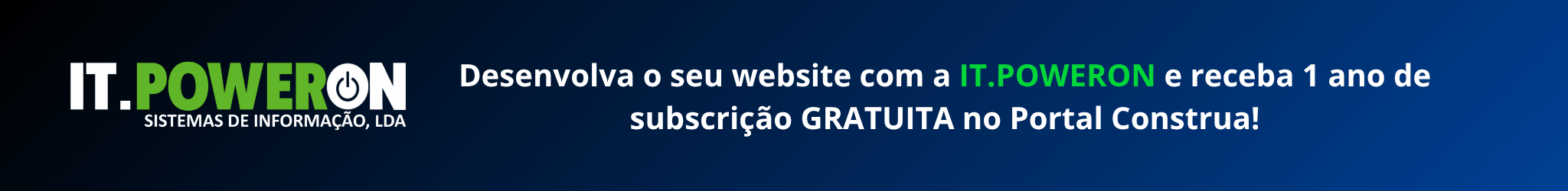 Aproveite a parceria do Portal Construa com a IT.POWERON! A IT.POWERON desenvolve um site para a sua empresa